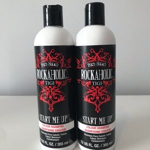 2 Bed Head Rockaholic Start Me Up Color Shampoos